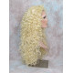 LF SPRING | Light Blonde Lace Front Wig HEAT OK Long Curls Pin with Part