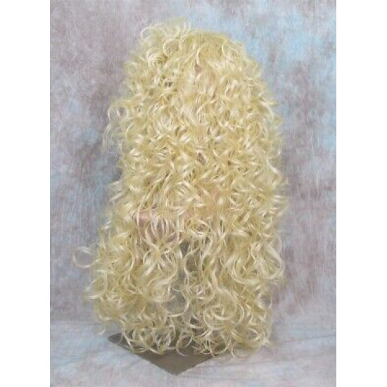 LF SPRING | Light Blonde Lace Front Wig HEAT OK Long Curls Pin with Part