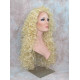 LF SPRING | Light Blonde Lace Front Wig HEAT OK Long Curls Pin with Part