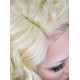 LF SPRING | Light Blonde Lace Front Wig HEAT OK Long Curls Pin with Part