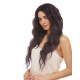 LF RUNE | Black Ombre Lace Front Wig HEAT OK Long Waves Center Part