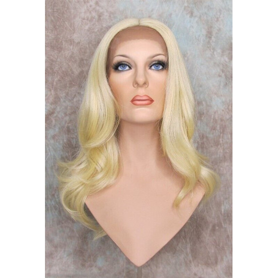 LF SAFFRON | Lace Front Wig COLOR CHOICE Long Fringed Layers Center Part Wigs 