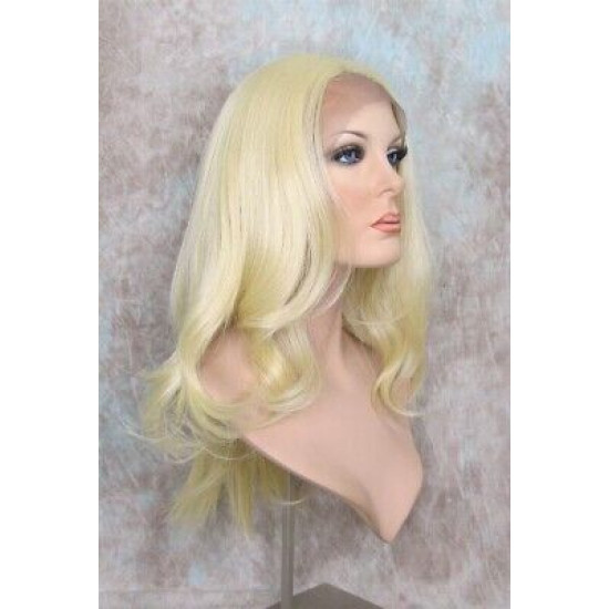 LF SAFFRON | Lace Front Wig COLOR CHOICE Long Fringed Layers Center Part Wigs 