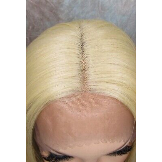 LF SAFFRON | Lace Front Wig COLOR CHOICE Long Fringed Layers Center Part Wigs 