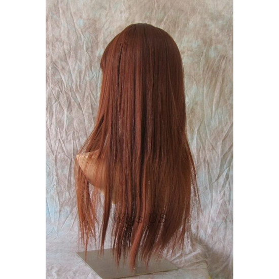 LF INNOCENT | Lace Trim Wig COLOR CHOICE Straight Swept Bangs HEAT OK 