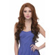 LF SASHA | Chestnut Ombre Long Loose Curl Lace Front Wig Pin with Part 