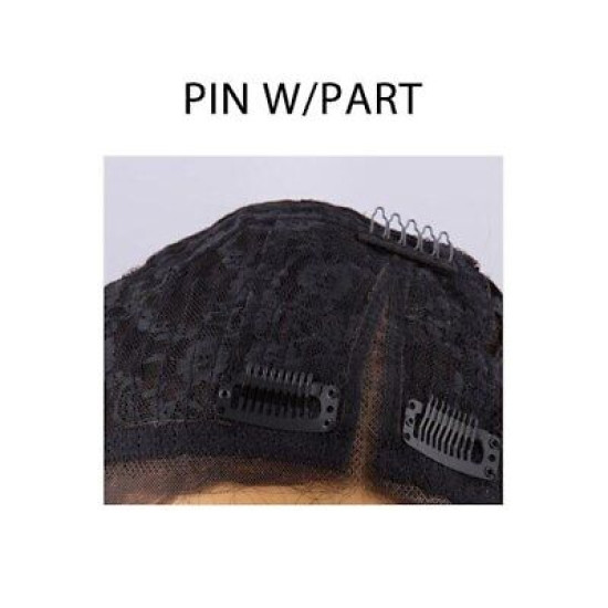 LF SASHA | Chestnut Ombre Long Loose Curl Lace Front Wig Pin with Part 