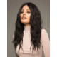 KELL | Natural Black Lace Front Wig Waves Part HEAT OK | Forever Young 