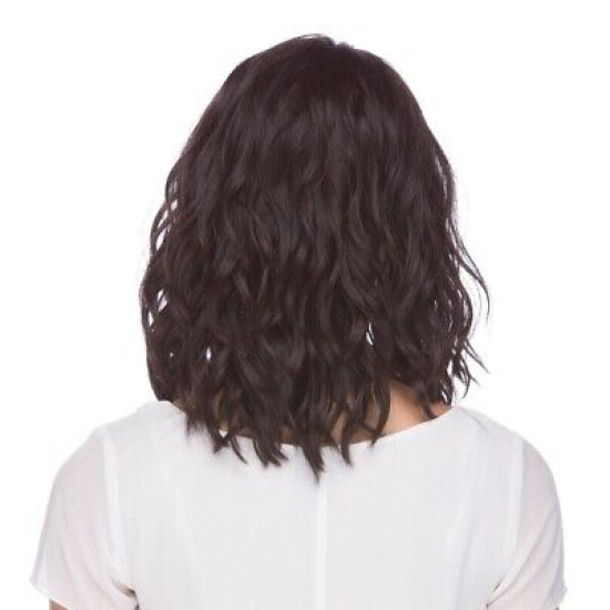 LF HAZEL | Dark Brown Lace Front Wig Shoulder Length Beach Waves 