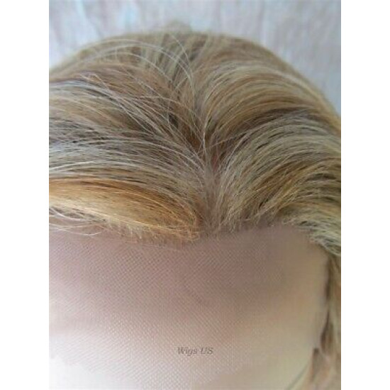 LF CHAMPAGNE | Extra Long Lace Front Wig Medium Brown Mix 28" Curls Heat OK 