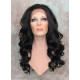 LF NIGHT | Darkest Brown Lace Front Wig Swiss Lace Gentle Curls HEAT OK 2