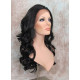 LF NIGHT | Darkest Brown Lace Front Wig Swiss Lace Gentle Curls HEAT OK 2
