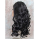 LF NIGHT | Darkest Brown Lace Front Wig Swiss Lace Gentle Curls HEAT OK 2