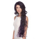 LF PRIMROSE | Black Purple Lace Front Wig Extra Long Curly Wigs US SOMDPurple 