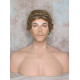 JUSTIN | Medium Blonde Short Tight Curls Men's Wigs 