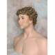 JUSTIN | Medium Blonde Short Tight Curls Men's Wigs 