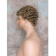 JUSTIN | Medium Blonde Short Tight Curls Men's Wigs 