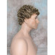 JUSTIN | Medium Blonde Short Tight Curls Men's Wigs 