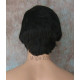 EDWARD | New Look Natural Black Mens Wig Short Layered Style Left Side Part