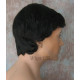 EDWARD | New Look Natural Black Mens Wig Short Layered Style Left Side Part