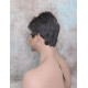 DANNY | Medium Brown 25% Gray Spiky Top Men's Wig Short Short Sides 