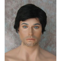 EDWARD | New Look Mens Wig COLOR CHOICE Short Layers Left Side Part Skin Crown