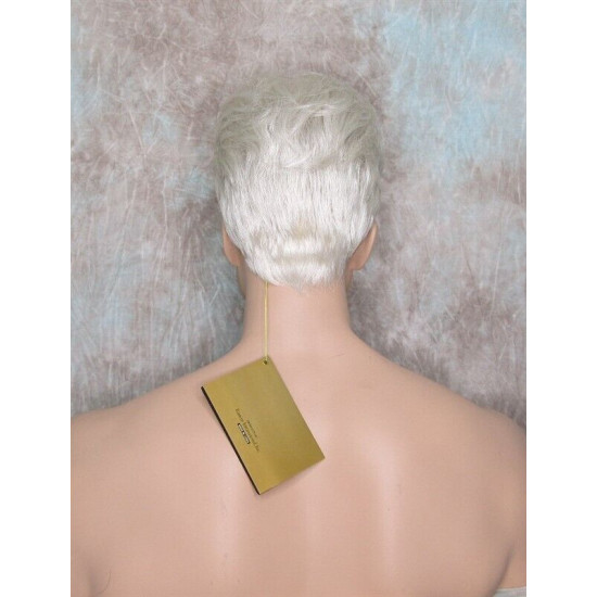 MARK | Silver Gray Men's Wig Trendy Wispy Layered Bangs 