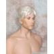 MARK | Silver Gray Men's Wig Trendy Wispy Layered Bangs 