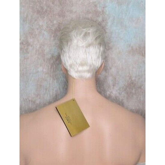 MARK | Silver Gray Men's Wig Trendy Wispy Layered Bangs 