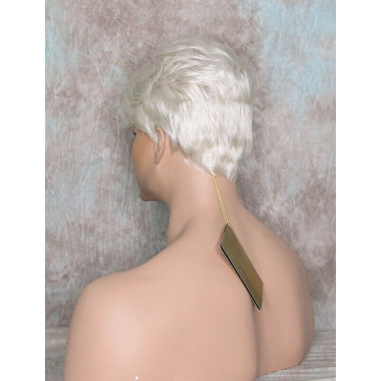 MARK | Silver Gray Men's Wig Trendy Wispy Layered Bangs 