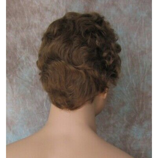 KEVIN | Short Curls Wig COLOR CHOICE Roll Back Tapered Nape Back Men
