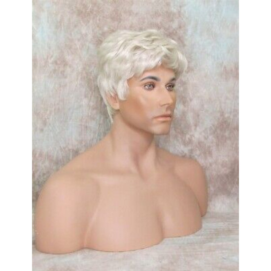 JAY | Silver Gray Short Thick Full Men's Wig Wigs 
