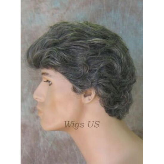 PETER | Short All Over Curls COLOR CHOICE Mens Wig 