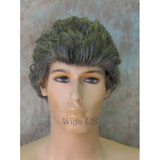 PETER | Short All Over Curls COLOR CHOICE Mens Wig 