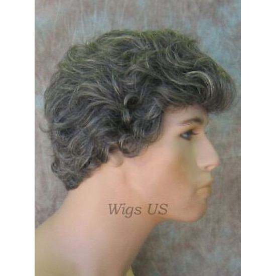 PETER | Short All Over Curls COLOR CHOICE Mens Wig 