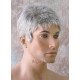 DANNY | Medium Gray Spiky Top Men's Wig Short Short Sides 