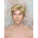 CHARLES | Golden Blonde Short Layered Men's Wig Simulated Side Part Man 