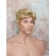 CHARLES | Golden Blonde Short Layered Men's Wig Simulated Side Part Man 