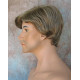 CHARLES | Ash Blonde Short Layered Men's Wig Simulated Side Part Man 