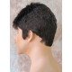DANNY | Dark Brown Mix Spiky Top Men's Wig Short Short Sides 