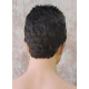 DANNY | Dark Brown Mix Spiky Top Men's Wig Short Short Sides 