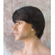 Jackson | Dark Brown Mens Wig Longer Nape Side Swept Bangs | Adora 