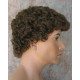 JUSTIN | Medium Brown Men's Wig Short Tight Curls "Will Ferrell Style"
