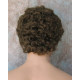 JUSTIN | Medium Brown Men's Wig Short Tight Curls "Will Ferrell Style"
