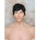JAY | Natural Black Short Thick Full Men's Wig Wigs 