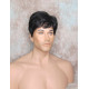 MARK | Black 5% Gray Men's Wig Trendy Wispy Layered Bangs 