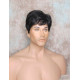 MARK | Black 5% Gray Men's Wig Trendy Wispy Layered Bangs 