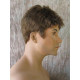 DANNY | Medium Brown Mix Spiky Top Men's Wig Short Short Sides 