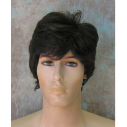 JAY | Dark Brown Short Thick Full Men's Wig SEXY Wigs