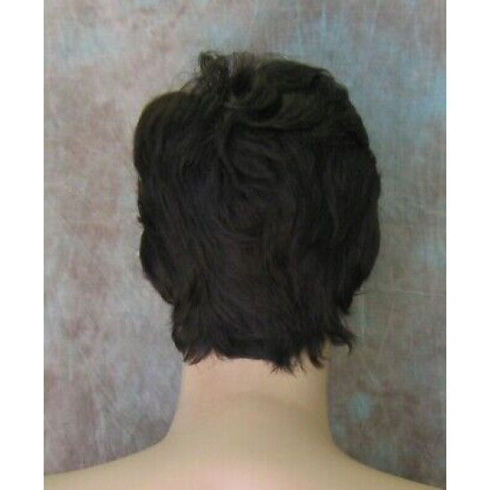 JAY | Dark Brown Short Thick Full Men's Wig SEXY Wigs